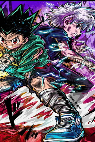 Dynamic Duo: Gon and Killua Unleashed! ⚡️💥