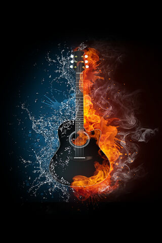 Strings of Fire and Ice: The Heavy Metal Fusion