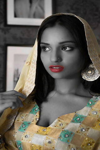 Elegance in Tradition: The Indian Girl