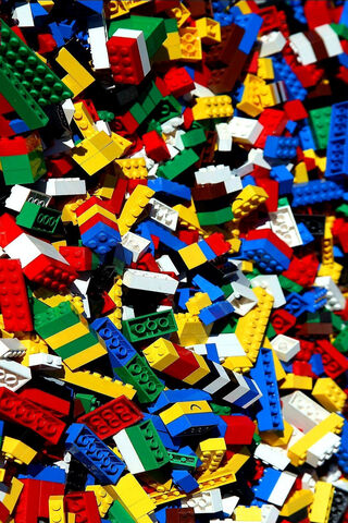 Colorful Creativity: A Sea of Legos! 🌈🧱