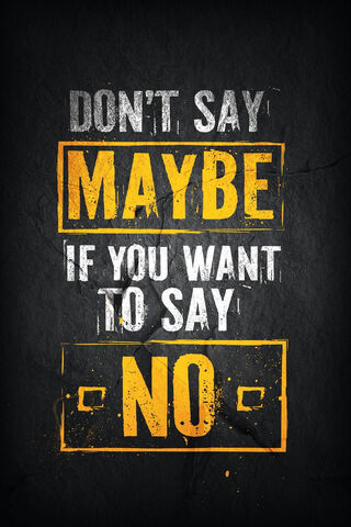 Clarity Over Ambiguity: The Power of No