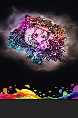 Enigmatic Beauty in Cosmic Colors 🌌✨