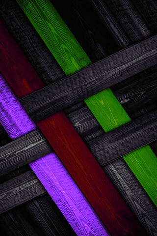Vibrant Harmony: A Dance of Colors in Wood