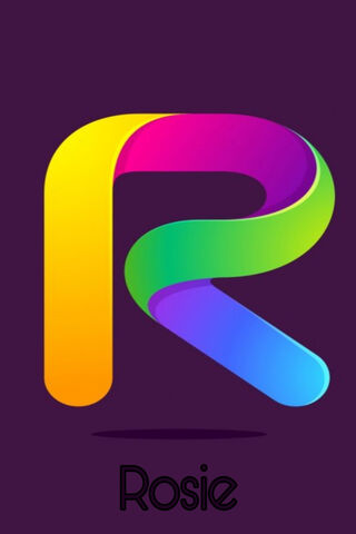 Radiant R: A Colorful Monogram Delight 🌈