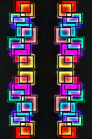 Vibrant Geometry: A Material Design Delight