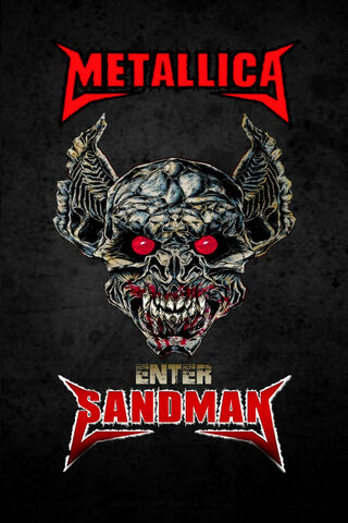 Metallica's Iconic 'Enter Sandman' Artwork 🎸👹