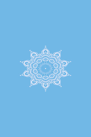 Serenity in Blue: The Mandala Whites