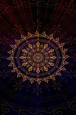 Radiant Harmony: A Mandala Journey ✨