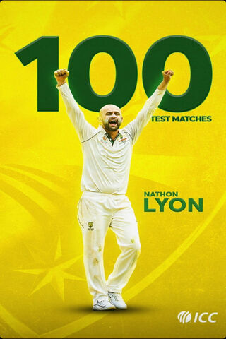 Celebrating Nathan Lyon's 100 Test Matches! 🎉🏏