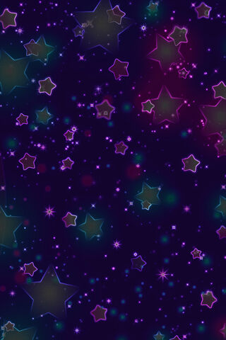 Neon Stars Pattern Bg Wallpaper - Download to your mobile from PHONEKY