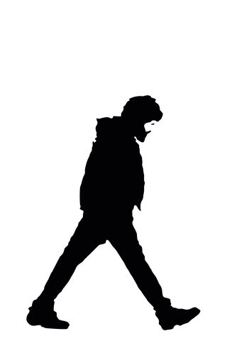 Silhouette Stroll: The Art of Walking