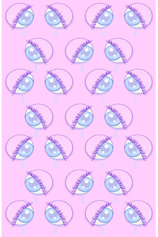 Dreamy Pastel Goth Eyes 🌈👁️