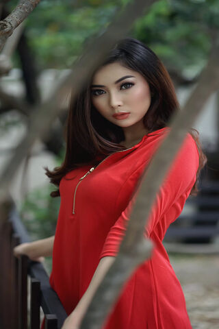 Radiant Elegance in Red