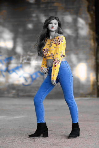 Vibrant Youth in a Monochrome World 🌼✨