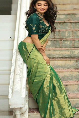 Elegance in Green: A Traditional Charm