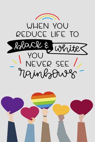 Embracing Color: The Beauty of Rainbows 🌈❤️