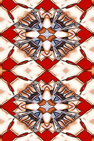 Crimson Kaleidoscope: The Dance of Red Riot