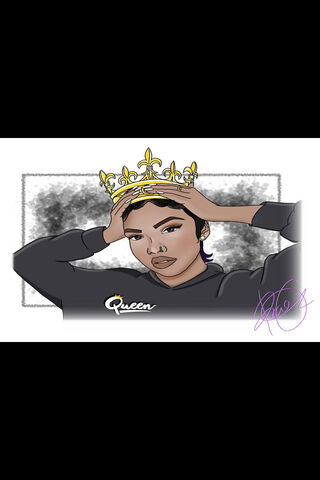 Crowned Elegance: The Queen of Abstract