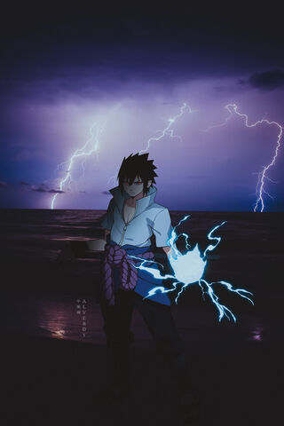 Sasuke's Chidori: Power Unleashed ⚡️