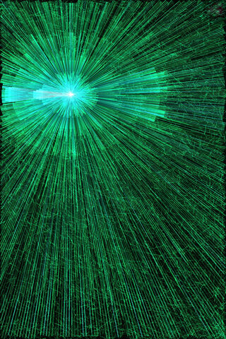 Radiant Green Burst 🌌✨