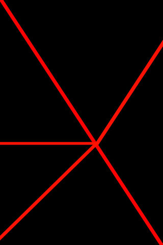 Bold Lines on a Dark Canvas 🖤🔴