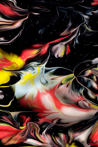 Cosmic Whirl: A Dance of Colors