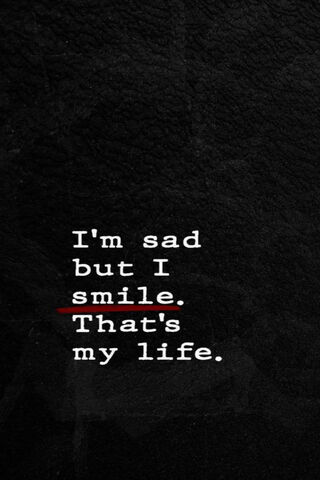 Sad Saying