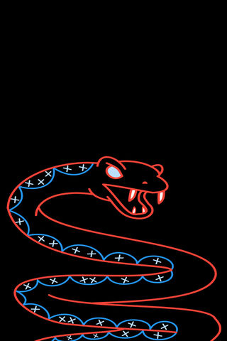 Neon Serpent: A Slithering Spectacle 🐍✨