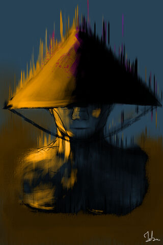 Samurai Digital Paint