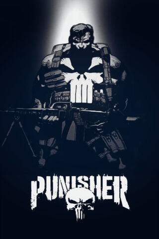 The Punisher Black