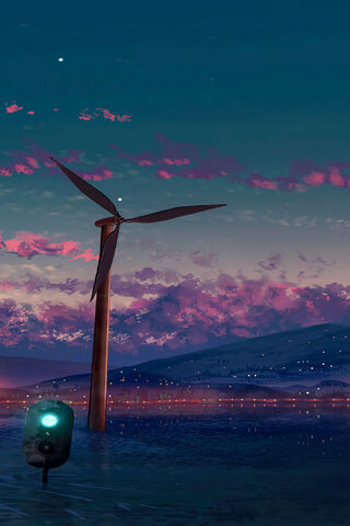 Whispers of the Wind: A Serene Dusk