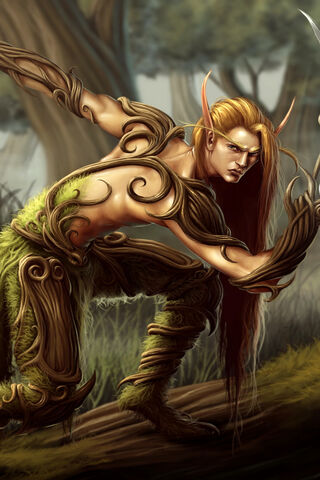 Whispers of the Forest: The Wood Elf Guardian 🌲✨