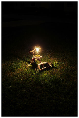 Guiding Glow: A Beacon in the Night