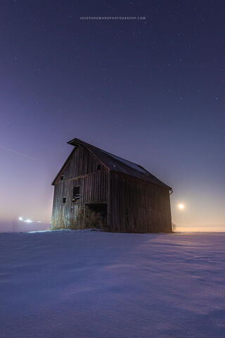 Whispers of the Past: A Rustic Barn Under the Stars