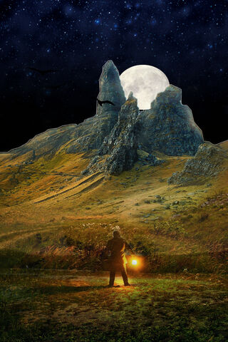 Moonlit Quest: A Journey into the Unknown 🌕✨