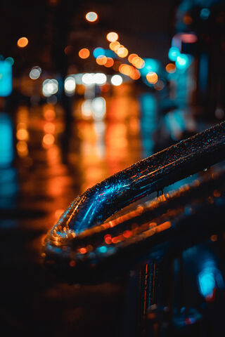 Dancing Lights in the Rain 🌧️✨