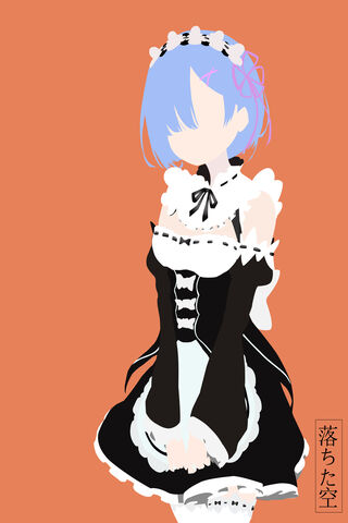 Mystical Maid: Rem in Vector Art