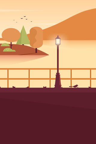 Serene Sunset Stroll 🌅