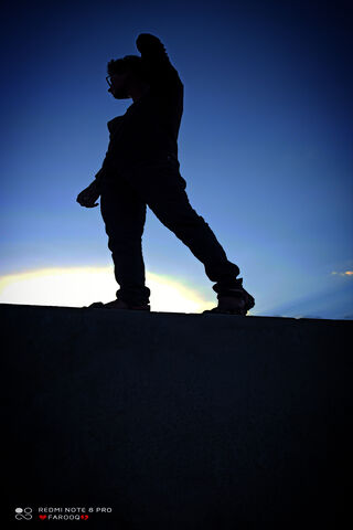 Silhouette of Style: A Bold Stance