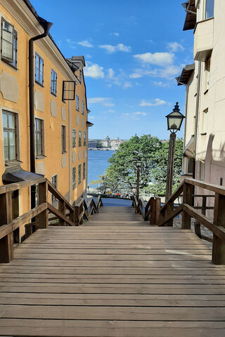 Stairway to Scenic Stockholm 🌅