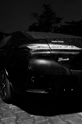 Sleek Elegance: The Toyota Altis Grande in the Rain