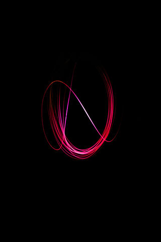 Radiant Red Waves: A Dance of Light 🌌✨
