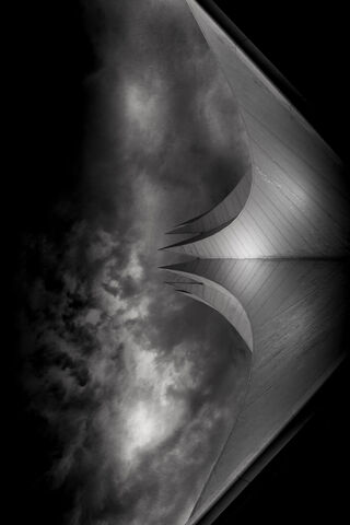 Black White Building