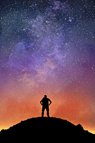 Cosmic Contemplation: The Black Shadow