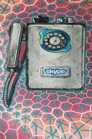 Retro Connection: The Art of Communication 📞🎨