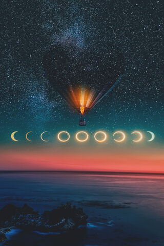 Celestial Journey: A Dance of Light