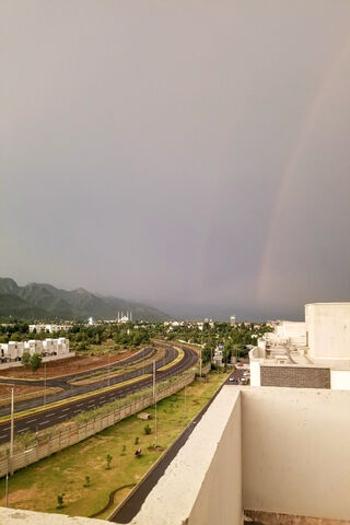 Mystical Skies Over Islamabad 🌈