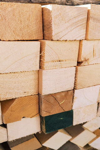 Natural Wood Cubes