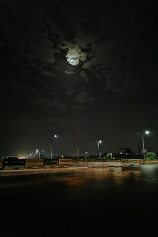 Mystical Night Moon: A Celestial Dance 🌙✨