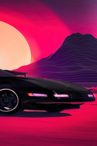 Midnight Ride: The Retro Corvette Dream